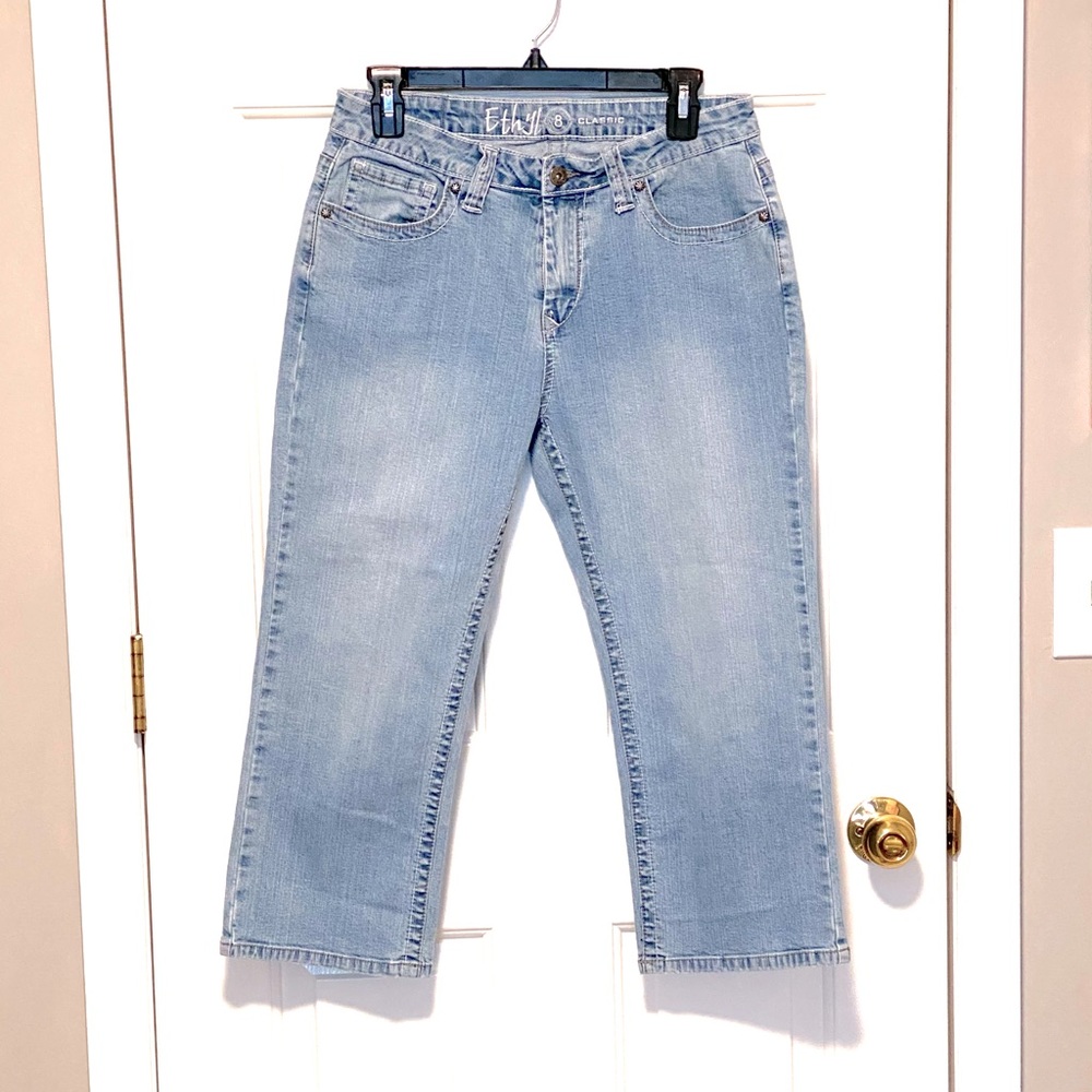 Ethyl Classic jeans straight cropped 8 510